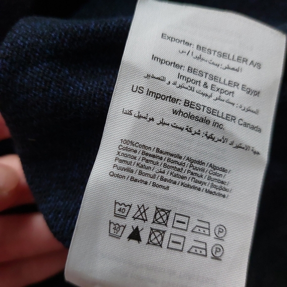 Selected homme heritage men's cotton sweater size M - Picture 6 of 9